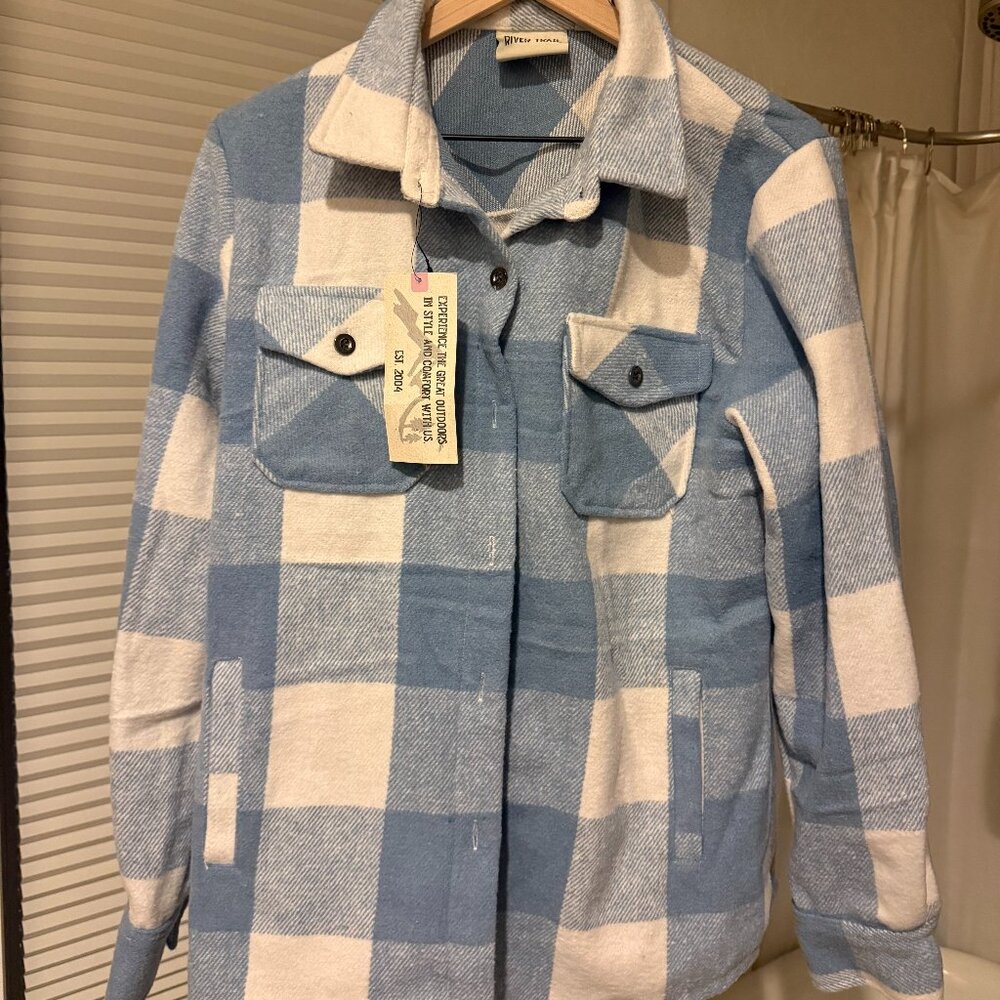 NWT Women's Heavyweight River Trail Flannel Jacket